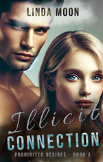 book cover - Linda Moon: Illicit Connection: Alexa & Leo